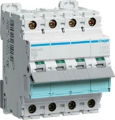 Bezpieczniki elektryczne - Hager Wyłącznik nadprądowy NBN 4P B20 10kA NBN420 - miniaturka - grafika 1