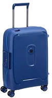 Walizki - Delsey Moncey wózek transportowy na 4 kółkach Slim Line 55 cm niebieski - miniaturka - grafika 1