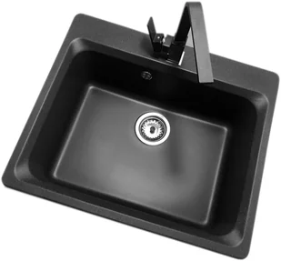 Kuchinox Głęboka Komora 20 cm Zlewozmywak Zlew Granitowy - Zlewozmywaki - miniaturka - grafika 4