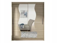 Szafy - duża Szafa Przesuwna z lustrem Pesto S dąb sonoma - miniaturka - grafika 1
