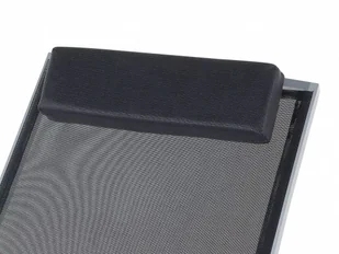 Beliani Leżak ogrodowy czarny - plażowy - basenowy - CATANIA II - Leżaki ogrodowe - miniaturka - grafika 4