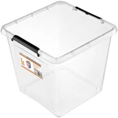 Pudła i pojemniki do przechowywania - SPACEO Pojemnik z klipsami 36 l 39 x 35 x 39 cm Spaceo - miniaturka - grafika 1