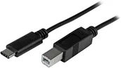 Kable USB - StarTech com kabel USB-C USB-C na USB C kabel do ładowania USB Type-C M/M, czarny 2 m USB2CB2M - miniaturka - grafika 1