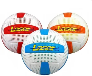 ADAR Piłka siatkowa Laser biało-pomarańczowa 465107 ADAR - Piłki dla dzieci - miniaturka - grafika 2