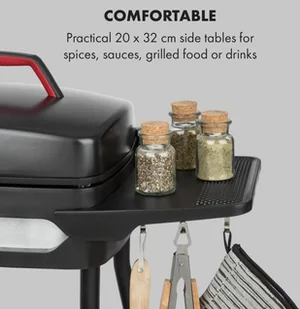 Grill elektryczny Klarstein FRY2-GatsbyG-BL - Grille elektryczne Grill elektryczny Klarstein FRY2-GatsbyG-BL - Grille elektryczne - miniaturka - grafika 3