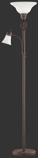 Trio T R I O Lampa podłogowa 1 x 40W E14 + 1 x 100W E27, Brązowy, seria 6102 (4602021-24) - - Lampy stojące - miniaturka - grafika 2