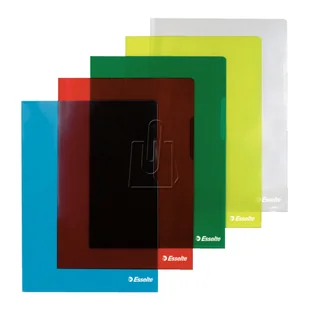 Esselte Ofertówki 150 mikronów 25 szt. czerwone - Szkolne artykuły papiernicze - miniaturka - grafika 3