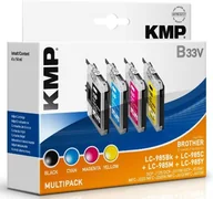 Tusze zamienniki - KMP Multipack do Brother DCP-J125/DCP-J315 W, B33 V, Black Cyan Magenta Yellow 15,230,050 - miniaturka - grafika 1