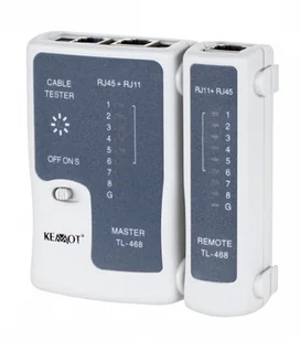 Tester Skrętki i Koncentryka Kable RJ11 RJ45 0301 - Narzędzia sieciowe - miniaturka - grafika 3