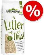 Żwirek dla kotów - Greenwoods Greenwoods Plant Fibre, żwirek roślinny zbrylający się - 2 x 30 l (ok. 25,8 kg) - miniaturka - grafika 1