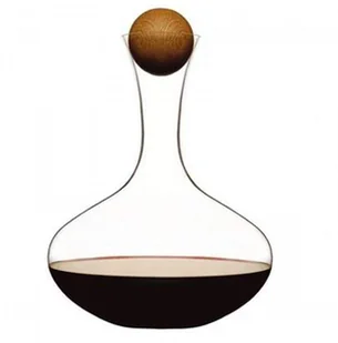 Sagaform Karafka do wina z dębowym korkiem Oval Oak - Karafki - miniaturka - grafika 6