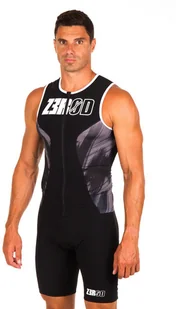 Zerod Koszulka triathlonowa męska RACER SINGLET black vivacity - Koszulki sportowe męskie - miniaturka - grafika 5