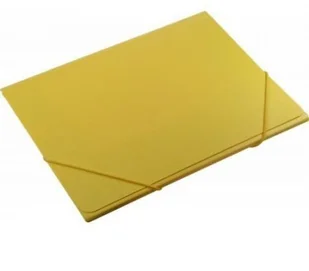 Teczka z gumką A4 żółta - Szkolne artykuły papiernicze - miniaturka - grafika 2