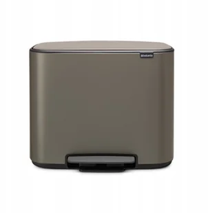 Brabantia kosz Pedałowy Bo platynowy 11 l + 23 l - Kosze na śmieci - miniaturka - grafika 2
