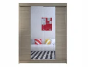 Meble do przedpokoju - Szafa Przesuwna Nomi II 150 - szafa do przedpokoju - miniaturka - grafika 1