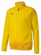 Kurtki i kamizelki sportowe męskie - PUMA Puma teamGOAL 23 męska kurtka treningowa, Cyber Yellow-Spectra Yellow, 3XL 656561 - miniaturka - grafika 1