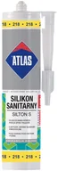 Silikony - Atlas Silikon 218 280 ml cytrynowy W-SI001-B0218-AT1A - miniaturka - grafika 1