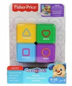 Klocki - Fisher Price Klocki Pierwsze słówka FJG26 - miniaturka - grafika 1