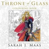 Pozostałe książki - Bloomsbury Trade The Throne of Glass Colouring Book - miniaturka - grafika 1