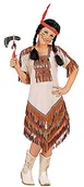 Stroje karnawałowe - Widmann Indian Girl with Dress Fancy Dress Costume Girls (Cowboys/Indians), l, Multicoloured WDM55817 - miniaturka - grafika 1