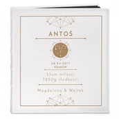 Albumy fotograficzne - NA Murrano Album Znaki Zodiaku GRAWER Prezent Urodziny _W ALB-BC-BK-CO2-043 - miniaturka - grafika 1