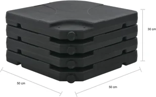 vidaXL vidaXL Przenośna podstawa na parasol wypełniana wodą lub piaskiem 60 L - Parasole ogrodowe - miniaturka - grafika 8