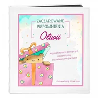 Albumy fotograficzne - Murrano Album Dla Dziecka Duży Zaczarowane Wspomnienia Nadruk ALB-BC-BK-UV-001 - miniaturka - grafika 1