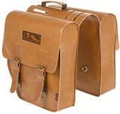 Sakwy rowerowe - M-Wave Amsterdam Double L torba na rower brązowy 122317 - miniaturka - grafika 1