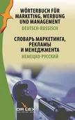 Pozostałe języki obce - DR Lex Wörterbuch für Marketing Werbung und Management Deutsch-Russisch - Piotr Kapusta - miniaturka - grafika 1