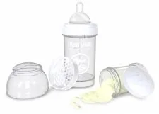 Twistshake Butelka antykolkowa, biała 180ml 7350083120069 - Butelki dla niemowląt - miniaturka - grafika 2