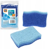 Ściereczki, gąbki, czyściki - Ravi Gąbki Kuchenne Trójwarstwowe Blue Sky 2 Szt. - miniaturka - grafika 1