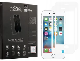 movear 2 szt. MATOWE Szkło Hartowane 3D na Apple iPhone 8/7 Plus (5.5") na Cały Ekran GLASS mSHIELD 3D PRO MATT białe dust free full glue AI87PG4M14MWH2 - Szkła hartowane na telefon - miniaturka - grafika 2