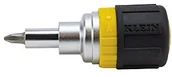Rozdrabniacze do gałęzi - Klein Tools Małe Tool 32593 6-in-1 Ratcheting Stubby Screw Driver by małe Tools - miniaturka - grafika 1