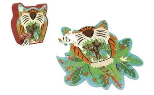 Scratch zabawki Puzzle konturowe Tygrys 59 elem. mokopico-1691-0 - Puzzle - miniaturka - grafika 2