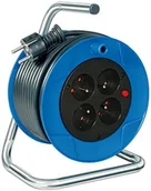 Pozostałe oświetlenie - Brennenstuhl 1079181 Baby Standard S bęben kablowy 15 m Blau/Schwarz - miniaturka - grafika 1