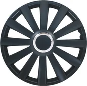 Akcesoria do elektronarzędzi - Autostyle Style Spyder czarna osłona kołpaki ozdobne Spyder czarna + chrom-ring samochodowe  Zestaw 4-częściowy, 33 cm (13) PP 5083B - miniaturka - grafika 1