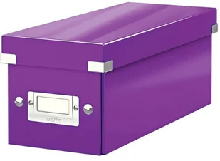 Esselte Pudełko LEITZ C&S na CD WOW fioletowe ES580-12 - Pudełka i akcesoria na płyty CD - miniaturka - grafika 2