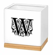 Donice - Blumfeldt Murrano Personalizowana kwadratowa z napisem inicjałem dla PDC2-027 - miniaturka - grafika 1