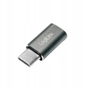 Logilink au0041 USB-C adapter do gniazda micro USB Srebrny AU0041 - Adaptery i przejściówki - miniaturka - grafika 2