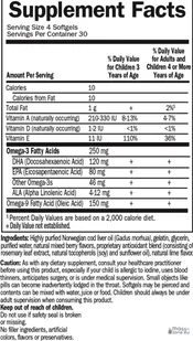 GARDEN OF LIFE Oceans Kids DHA Chewables Omega-3, Berry Lime - 120 tabletek do ssania - Witaminy i minerały dla sportowców - miniaturka - grafika 2