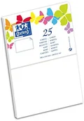 Papier do drukarek - Oxford Oxford Korespondenz 10 sztuk papierowych kolorów kart format klasyczne 10 x 15 cm wizytówki 10 x 15 cm białe 100103561 - miniaturka - grafika 1