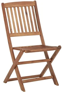 vidaXL Składane krzesła ogrodowe 6 szt., z poduszkami, drewno akacjowe! 3074995 - Fotele i krzesła ogrodowe - miniaturka - grafika 4
