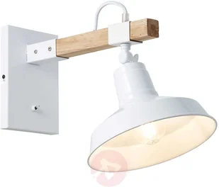 Brilliant Lampa ścienna Hank z drewnianym ramieniem - Lampy ścienne - miniaturka - grafika 3