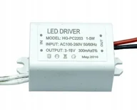 Zasilacze i transformatory - Driver Led 5W 300mA 3 - 18V zasilacz 1 - 5W - miniaturka - grafika 1