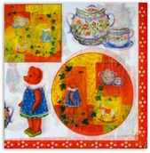 Decoupage - Stamperia by Box serwetka ryżowa, miś - miniaturka - grafika 1