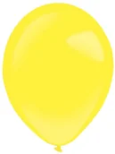 Balony i akcesoria - AMSCAN Balony dla dekoratorów lateksowe pastelowe - żółte - 13 cm - 100 szt. - miniaturka - grafika 1