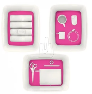 Leitz Pojemnik MyBox duży z pokrywką biało-różowy 52161023 - Pojemniki kuchenne - miniaturka - grafika 4