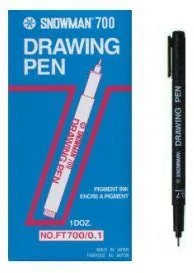 Pisak kreślarski 0,1 czarny - Cienkopisy - miniaturka - grafika 2