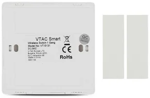 v-tac Przełącznik Bezprzewodowy Podwójny IP54 do SKU 8458, 8459 V-TAC VT-5132 - Systemy inteligentnych domów - miniaturka - grafika 6