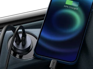 Baseus CCBT-A0G ładowarka Share Together z przedłużaczem 2x USB 2x USB-C 120W szary CCBT-A0G - Ładowarki samochodowe - miniaturka - grafika 9